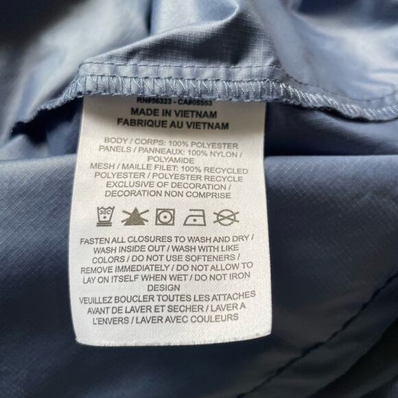 Nike Women Sportswear Icon Clash Diffused Blue Packable Jacket Sz XS Windbreaker - Picture 8 of 10